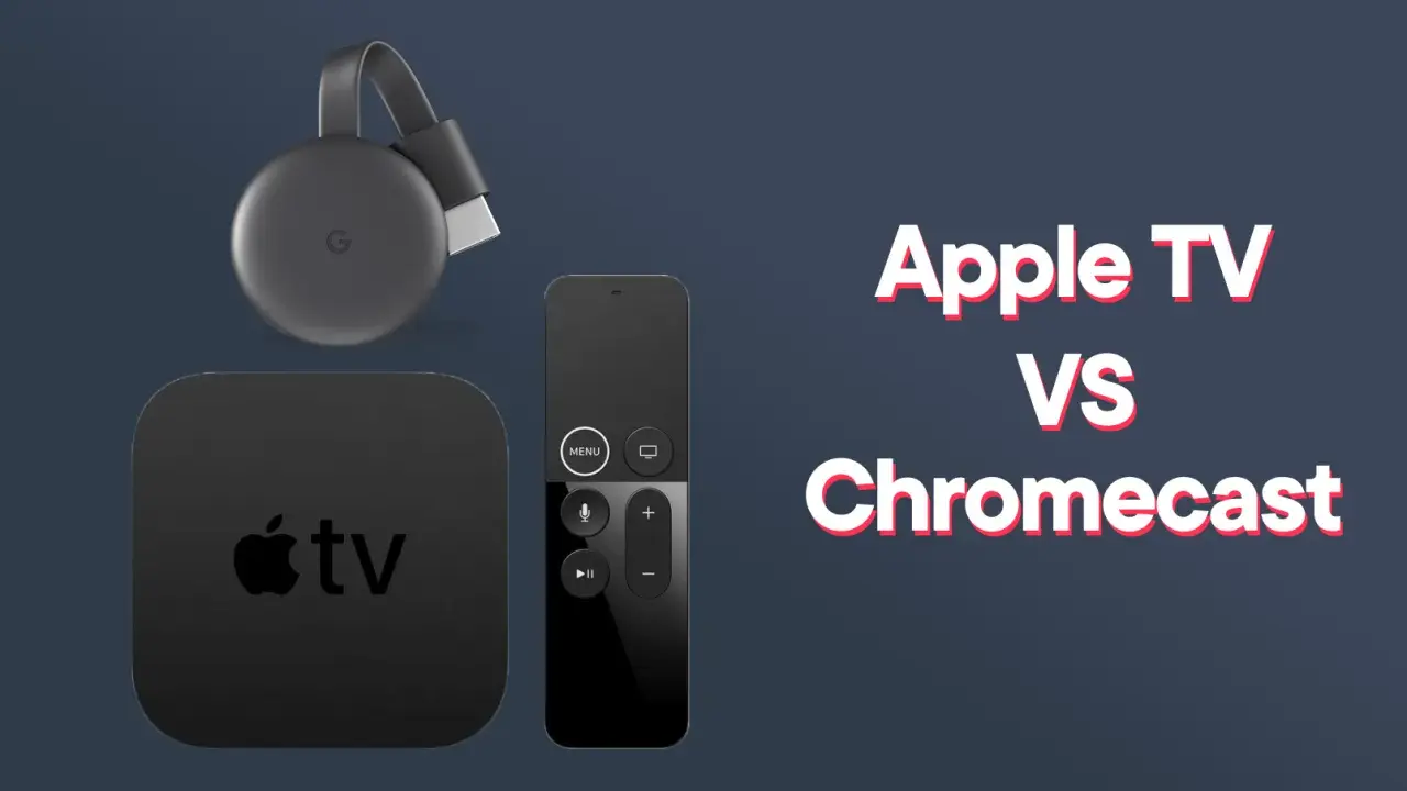 Apple TV och Chromecast, en jämförelse av streaming-enheter.
