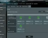 Inställningar för VLAN på Asus router. Här kan du logga in och konfigurera nätverksinställningar.