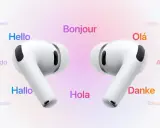 AirPods Pro 2 funktioner: säg hej på alla språk. Hörlurar med brusreducering och transparens för en sömlös ljudupplevelse.