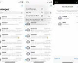Visar hur man hittar raderade sms på iPhone. Konversationer finns kvar i 30 dagar innan de raderas permanent.