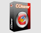 CCleaner-programvarans låda med en borste som symboliserar rengöring.