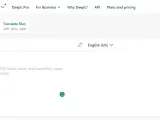 DeepL Translator låter dig översätta text och filer. Använd den för djupgående översättningar av dina dokument.