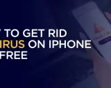 Hur du kan rensa virus från din iPhone gratis. En varning om virus visas på skärmen.