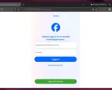 Facebook-inloggning för verifiering. Fält för e-postadress eller telefonnummer, och lösenord. Kapat telefonnummer kan vara en anledning att logga in här.
