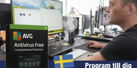 AVG Antivirus Free för Windows 11, med svensk guide. Skydda din dator med detta program.