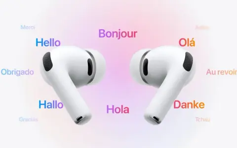 AirPods Pro 2 funktioner: säg hej på alla språk. Hörlurar med brusreducering och transparens för en sömlös ljudupplevelse.