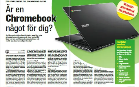 En Chromebook som ett alternativ till Windows. Lär dig mer om dess fördelar och om operativsystemet.
