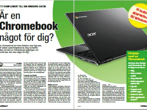 En Chromebook som ett alternativ till Windows. Lär dig mer om dess fördelar och om operativsystemet.