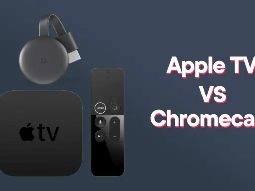 Apple TV och Chromecast, en jämförelse av streaming-enheter.