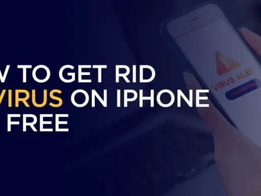 Hur du kan rensa virus från din iPhone gratis. En varning om virus visas på skärmen.